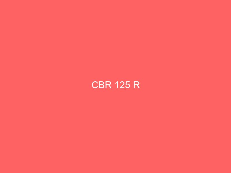 CBR 125 R
