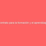 Contrato para la formación y el aprendizaje