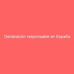 Declaración responsable en España