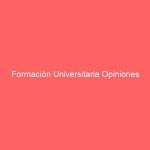 Formación Universitaria Opiniones
