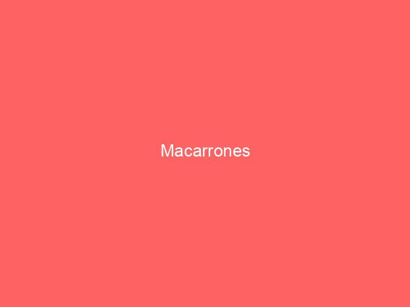 Macarrones