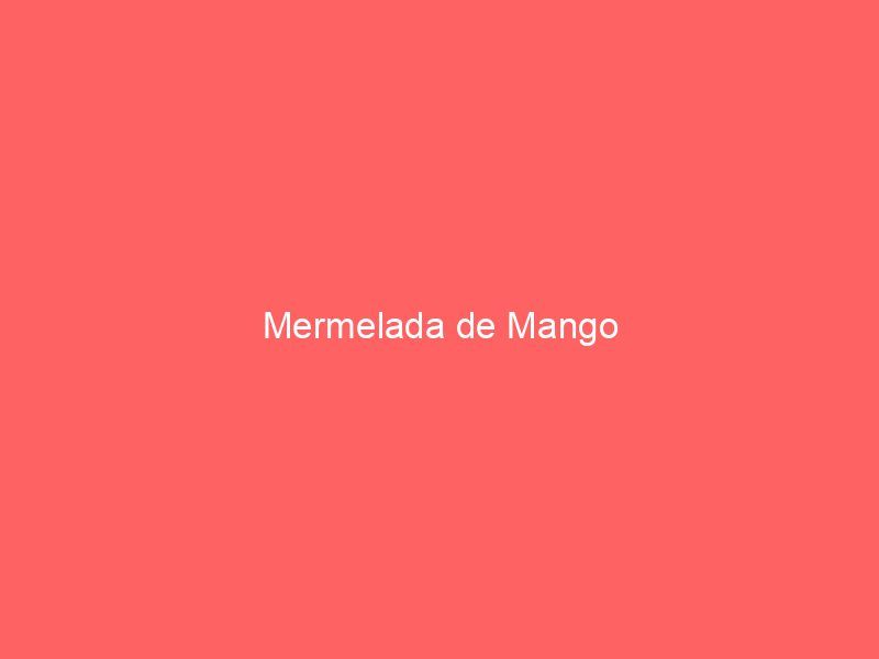 Mermelada de Mango