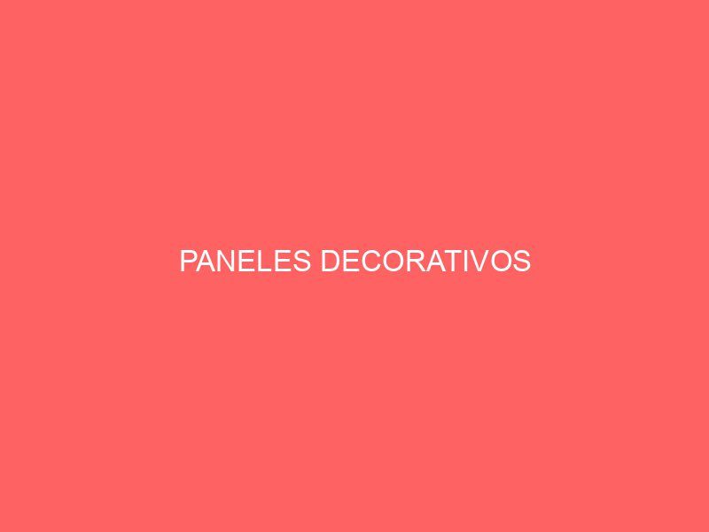 PANELES DECORATIVOS
