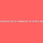 Planificación de la instalación de la fibra óptica