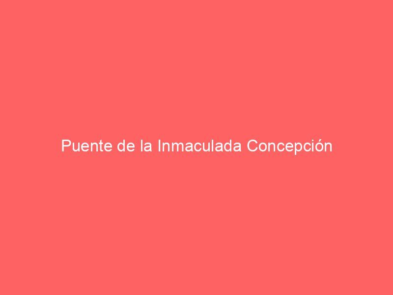 Puente de la Inmaculada Concepción