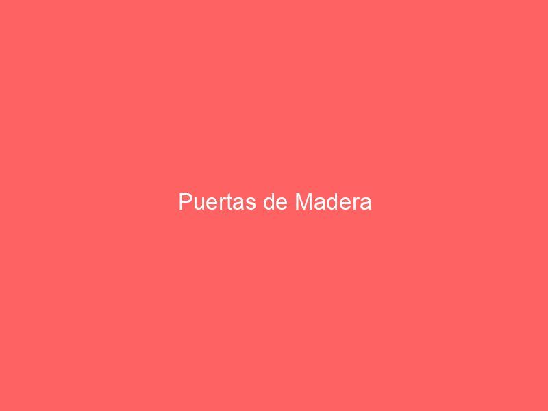 Puertas de Madera