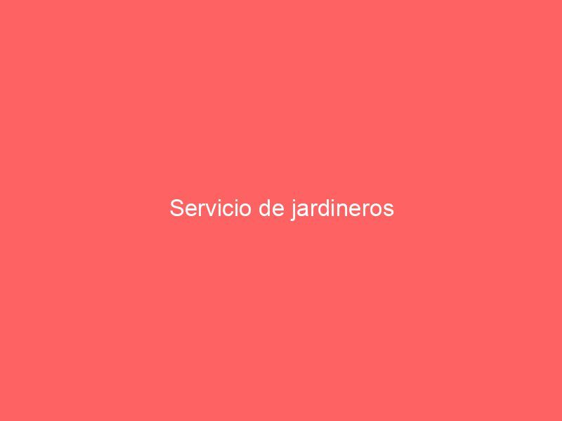 Servicio de jardineros