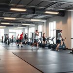 alfombra para gimnasio