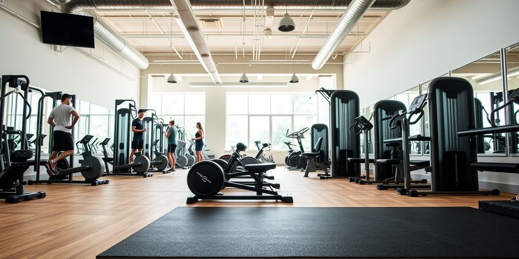 alfombra para gimnasio