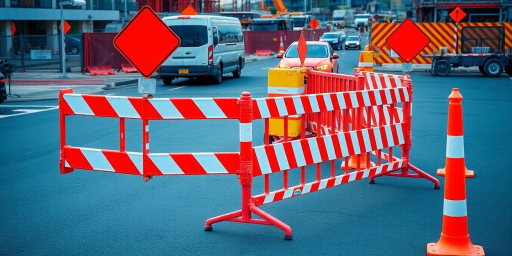 barricadas para vialidad