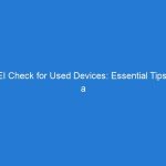 IMEI Check for Used Devices: Essential Tips for a Secure and Reliable Purchase